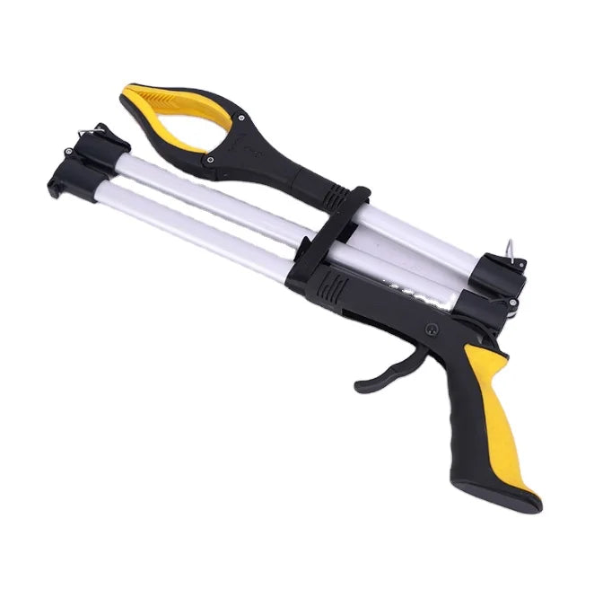 Wholesale long handle firm clip garbage clip lengthened aluminum alloy sanitation workers pick up garbage pliers