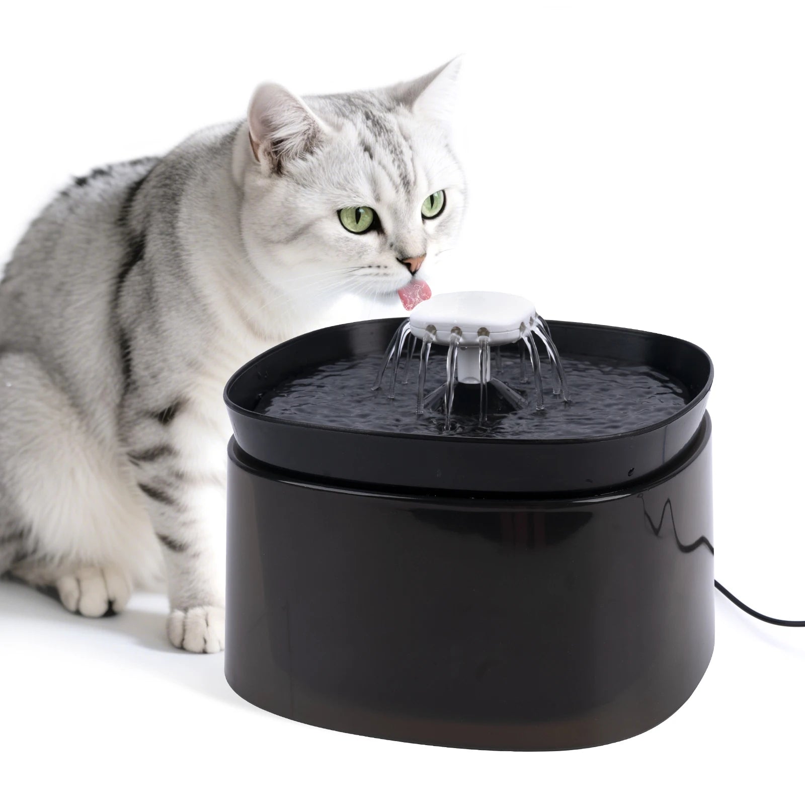 Low Decibel Pet Water Dispenser with Nozzle Cat Dog Automatic Water Dispenser Electric Recirculate Filtring Drinker Pet Supplies
