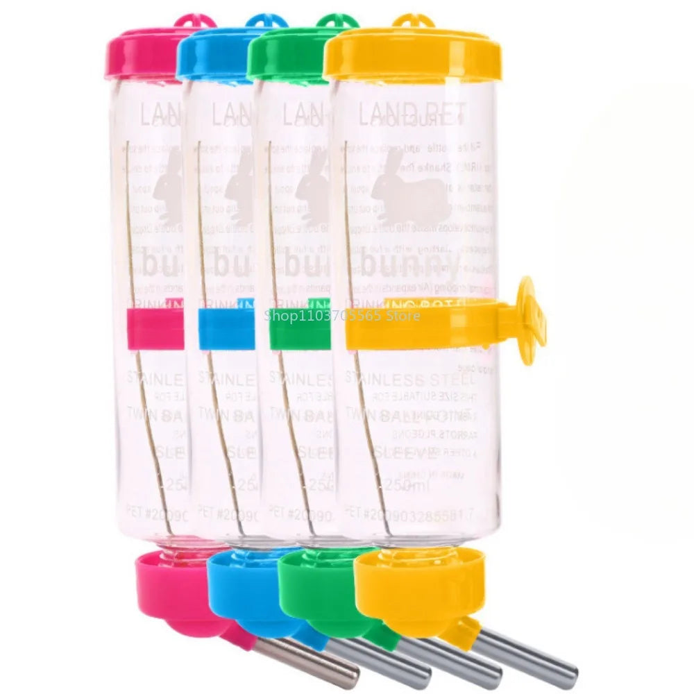 Hanging Hamster Drinker Water Bottle Dispenser Feeder Hanging Pet Dog Guinea Pig Squirrel Rabbit Drinking Head 80/125/250ml