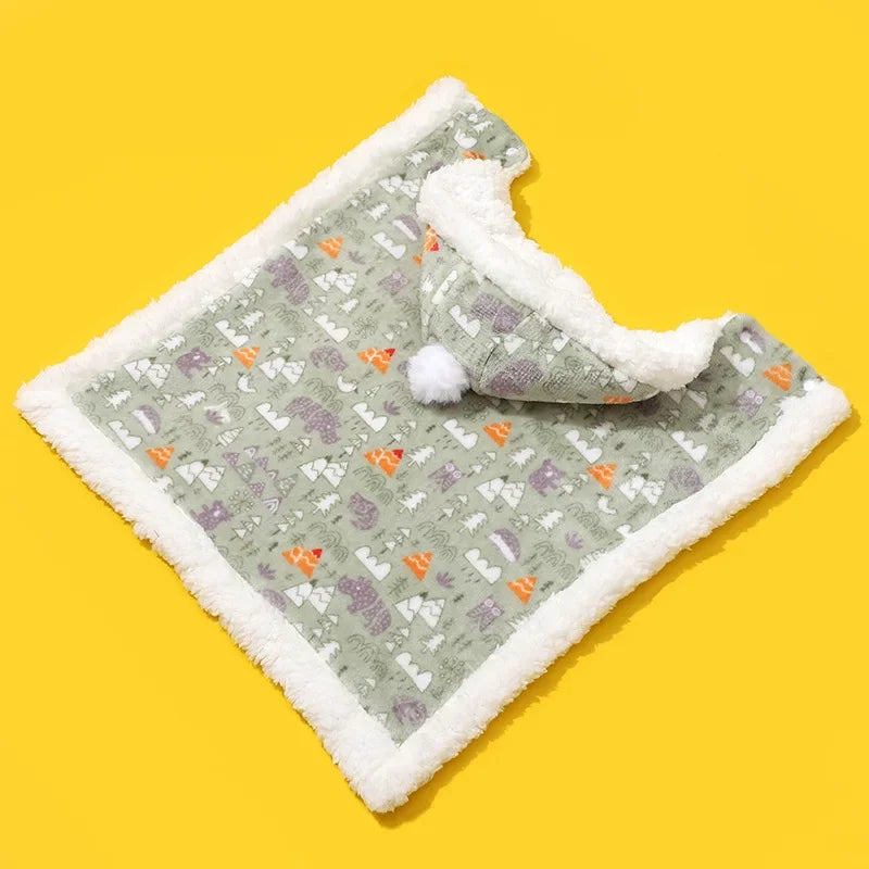 Autumn Winter Pet Dog Clothes Cloak Blanket French Bulldog Puppy Warm Windproof Jacket.