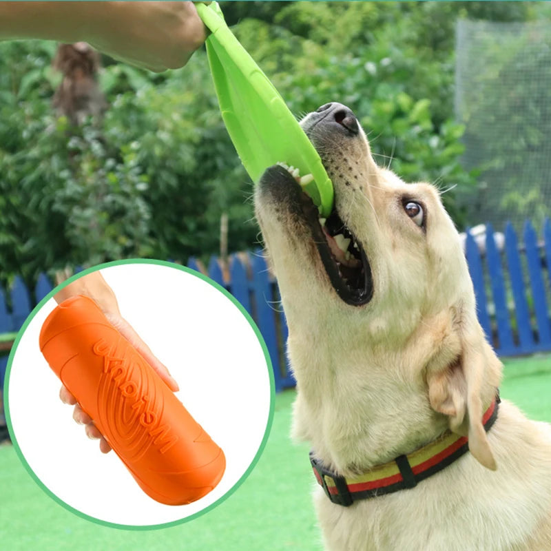 Dog Toys Silicone Flying Disc Fashion Multicolor Resistant Chew Toys Puppy Outdoor Game Trainning Interactive Supplies