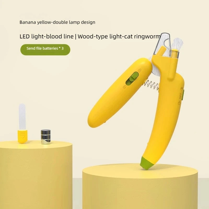 Professional Pet Nail Clippers with Led Light