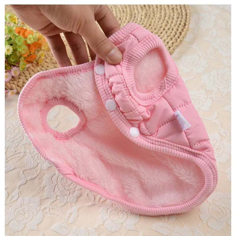 Designer Trendy Dog Clothes Winter Warm Pet