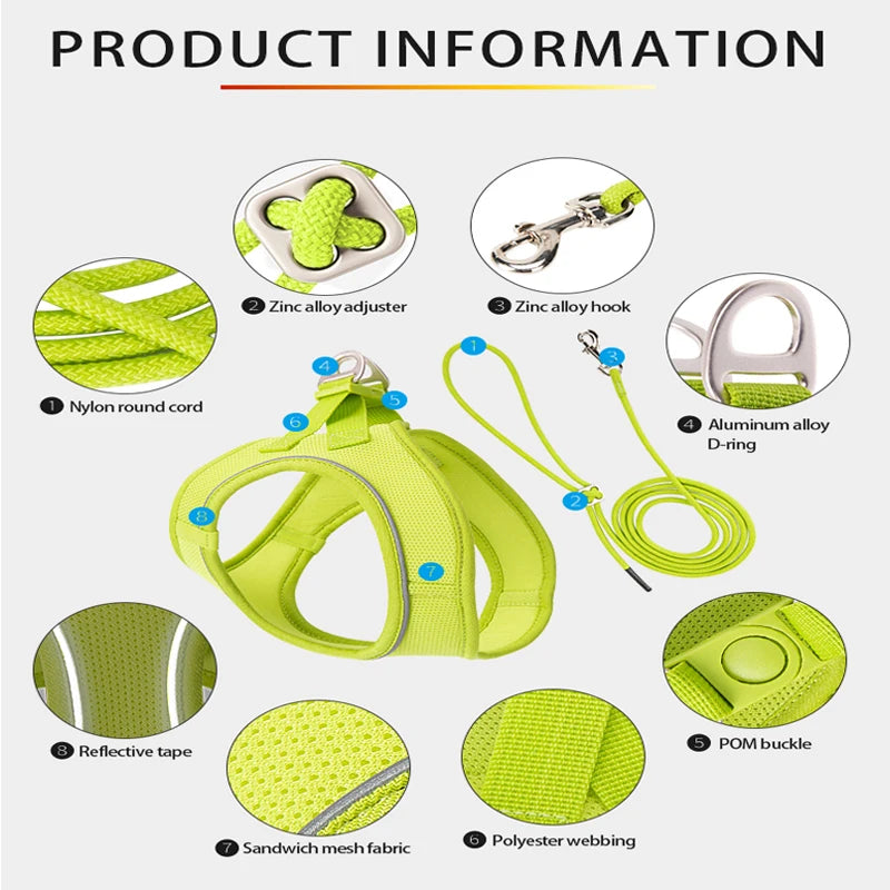 Dog collar and lead set