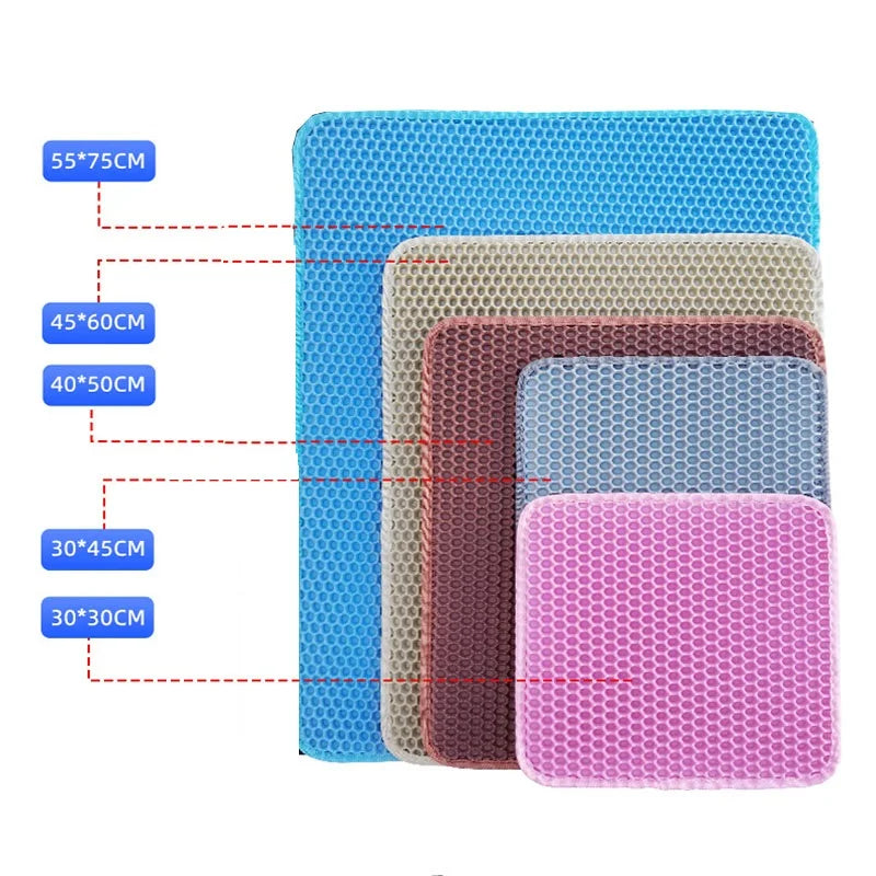 New Litter Box Mat Litter Cat Mat Sandbox Cat Tray Mat MSCZ04