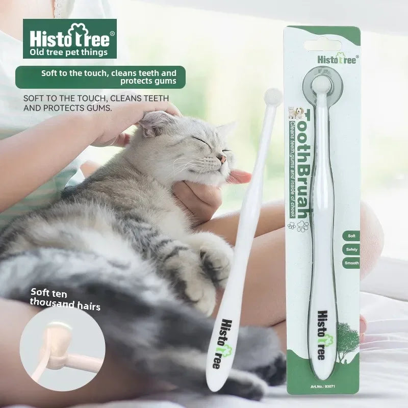 Degrees Pet Toothbrush for Dogs Cats Remove Bad Breath Tartar Teeth Care Oral Hygiene Dog Cat Cleaning Supplies