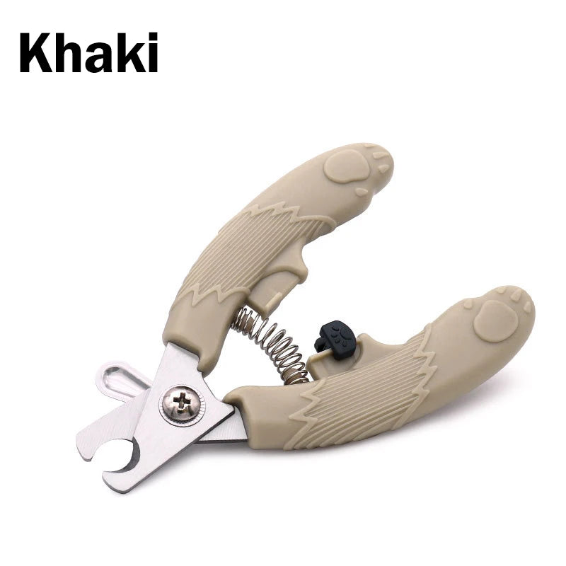 New Dog Nail Clipper Stainless Scissors Kitten Nail Toe Claw Clippers Trimmer Labor-Saving Grooming Tool Convenient Dog Supplies