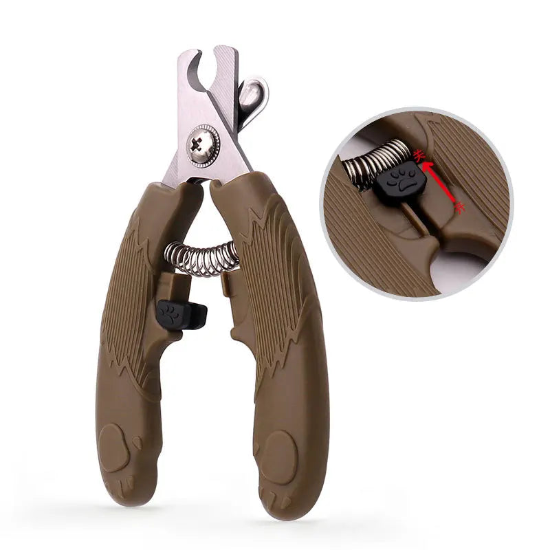 New Dog Nail Clipper Stainless Scissors Kitten Nail Toe Claw Clippers Trimmer Labor-Saving Grooming Tool Convenient Dog Supplies
