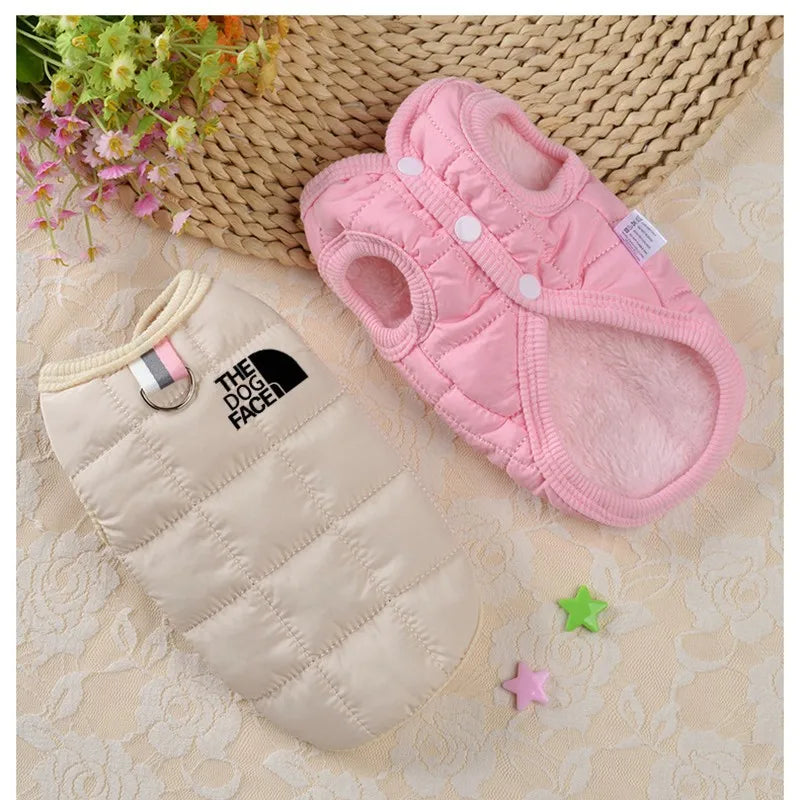 Designer Trendy Dog Clothes Winter Warm Pet