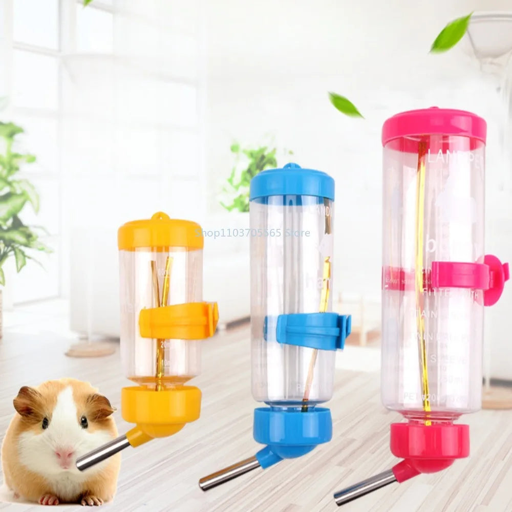 Hanging Hamster Drinker Water Bottle Dispenser Feeder Hanging Pet Dog Guinea Pig Squirrel Rabbit Drinking Head 80/125/250ml