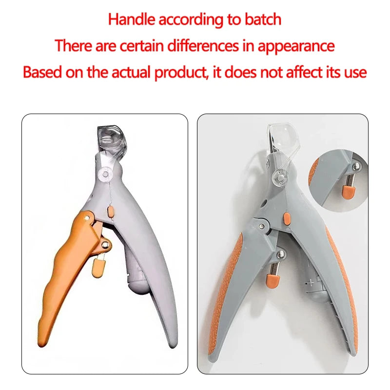 LED Light Pet Nail Clippers for Cats And Dogs 5x Magnification Dual-Sided Clipper for Trimming Nails And Claws