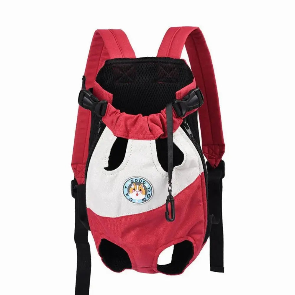 Dog Outdoor Portable Backpack Pet Carrying Backpack Breathable Dog Cat Front Chest Backpacks Small Medium Puppy Supplies