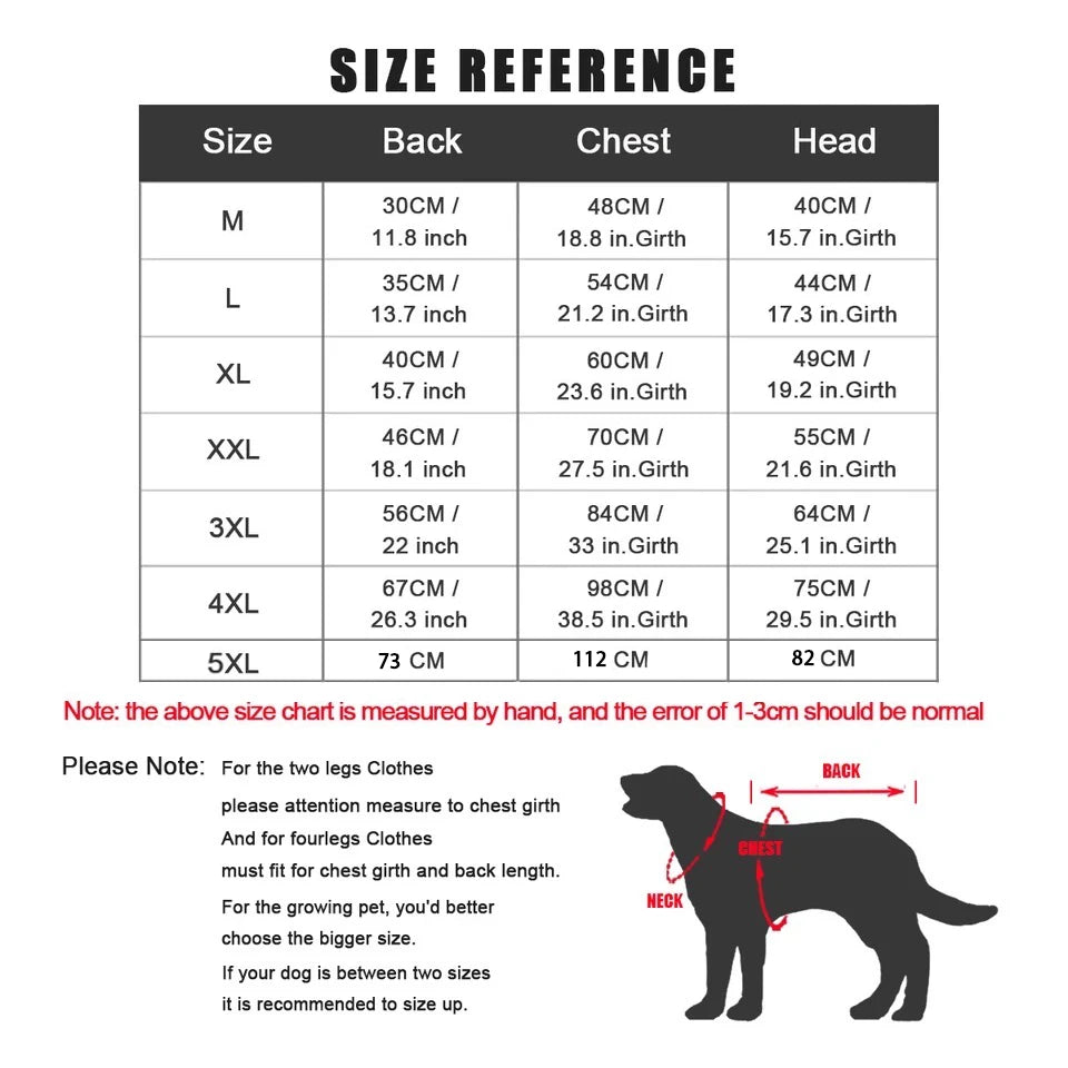 Reflective Pet Dog Jumpsuit Waterproof