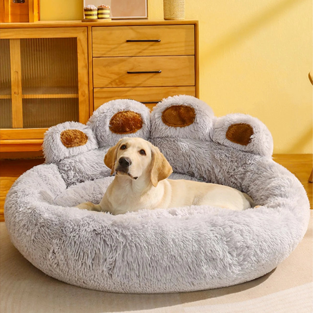 Fluffy Dog Bed Large Pet