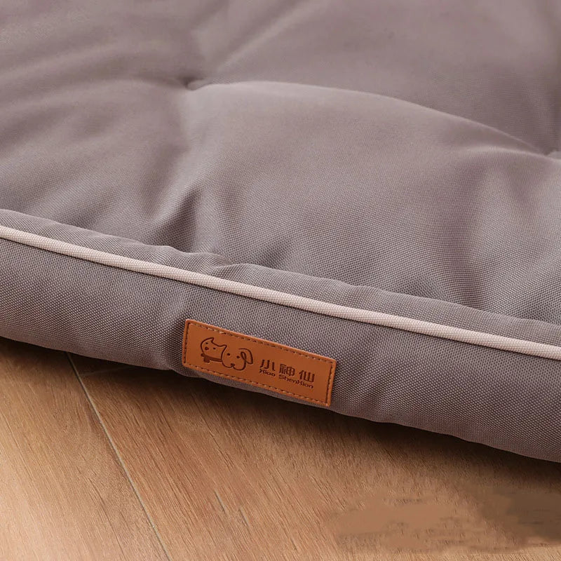 All-Season Square Dog Bed for Large Dog Mattress Bite-resistant Cat Bed Soft Thickened Dog Bed Waterproof Sofa Pet House
