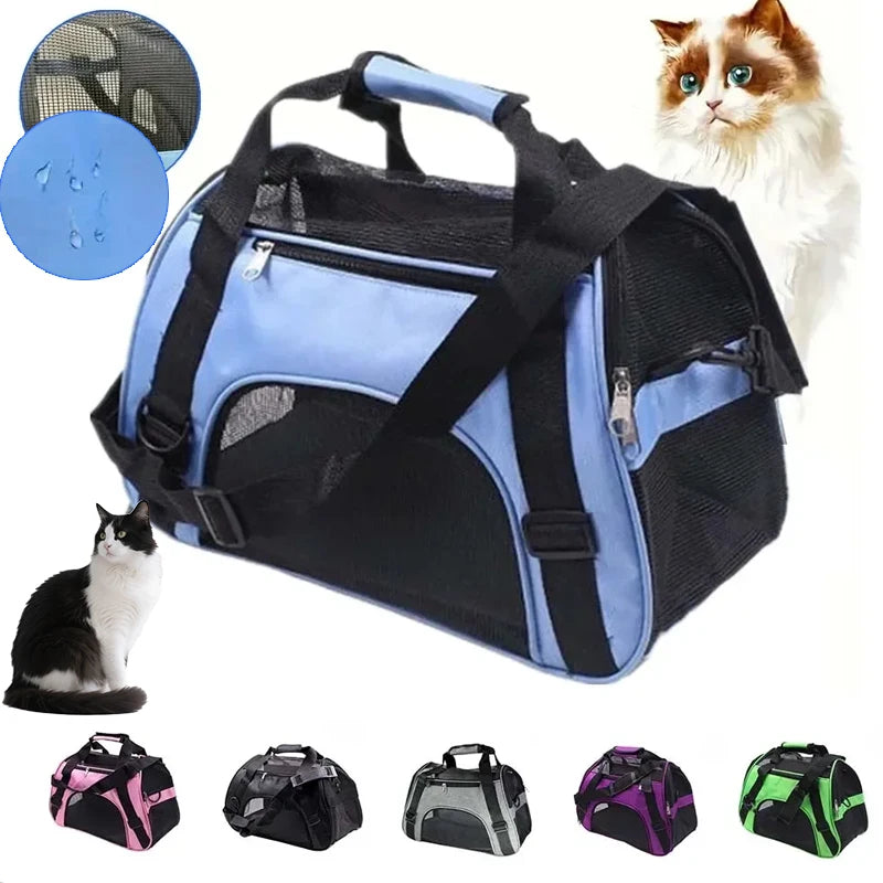 Breathable Out and About Portable Foldable Portable Dog Cat  Carrier Bag Pet Puppy Travel Bags Outdoor Tent Carrier Pets Handbag