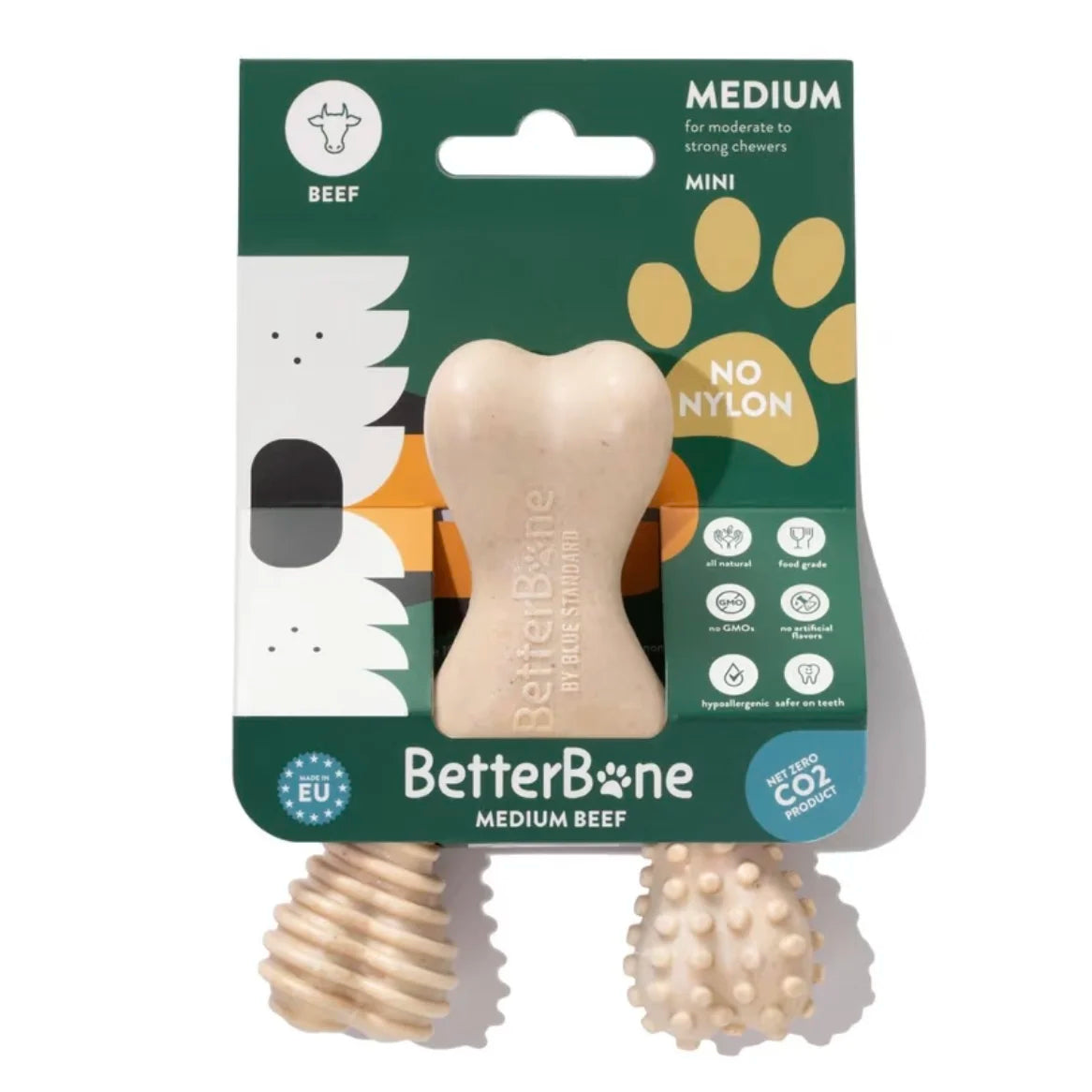Betterbone Dog Chew Bone Medium Hardn Digestible Not Contain Harmful Plastic Substances Food ade Dog Chew Toy