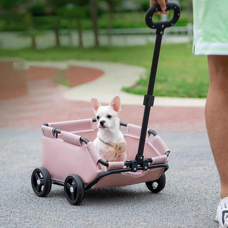 Lightweight 360 Degree Rotating Trolley for Travelling Shopping Walking for Small Dogs Cats