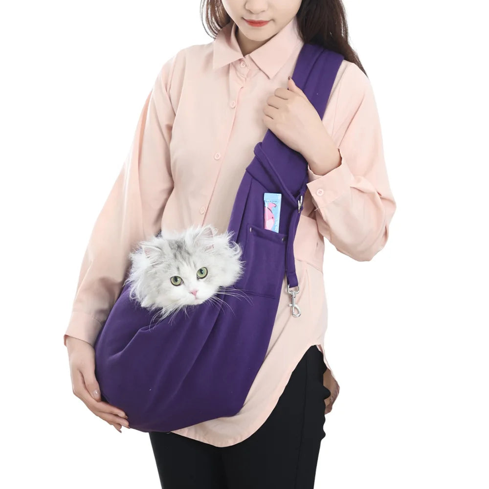 Outdoor Pet Carrier Bag  Portable Shoulder Bag Cat Walking Travel Transport Bag For Small Dog Cats within 7.5kg Pet Supplies