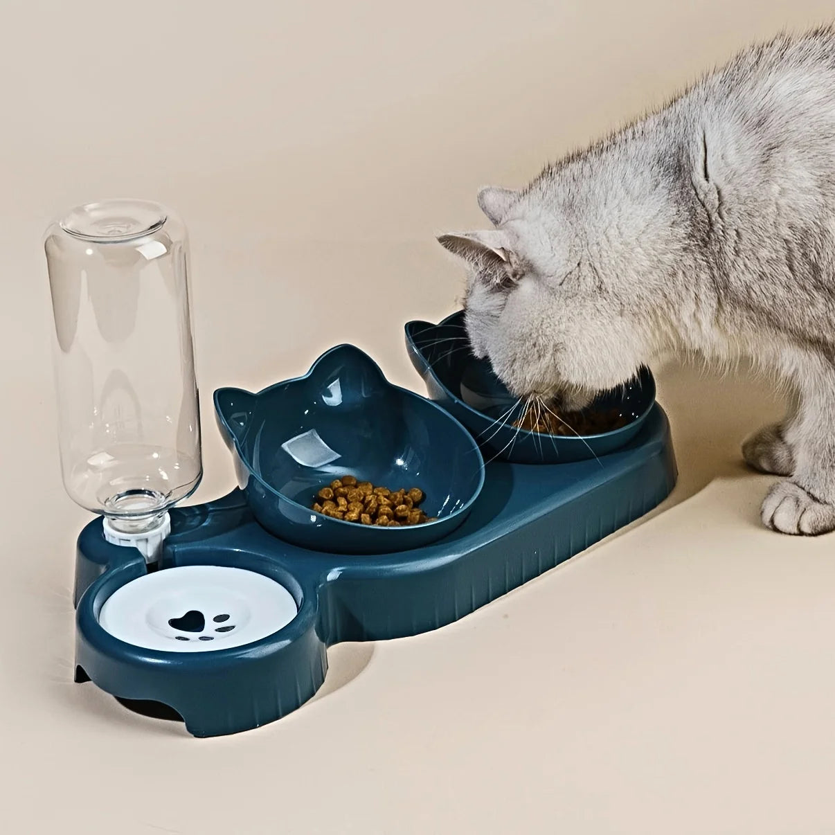 PawfectFeast™ 3-in-1 Pet Feeding Station