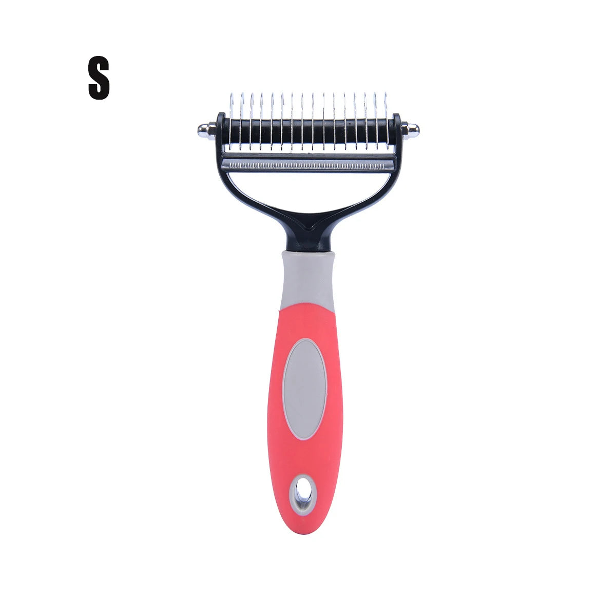 Professional Pet Deshedding Brush 2 Sided Dematting Dog Comb Cat Brush Rake Puppy Grooming Tools Undercoat Shedding Flying Hair
