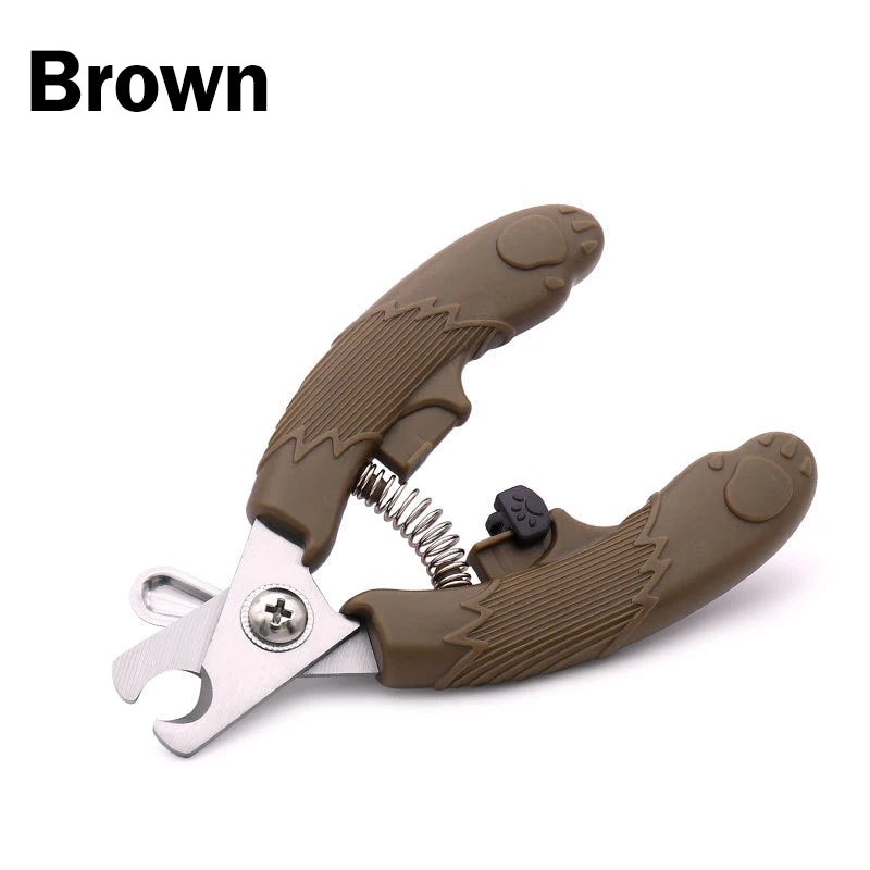 New Dog Nail Clipper Stainless Scissors Kitten Nail Toe Claw Clippers Trimmer Labor-Saving Grooming Tool Convenient Dog Supplies