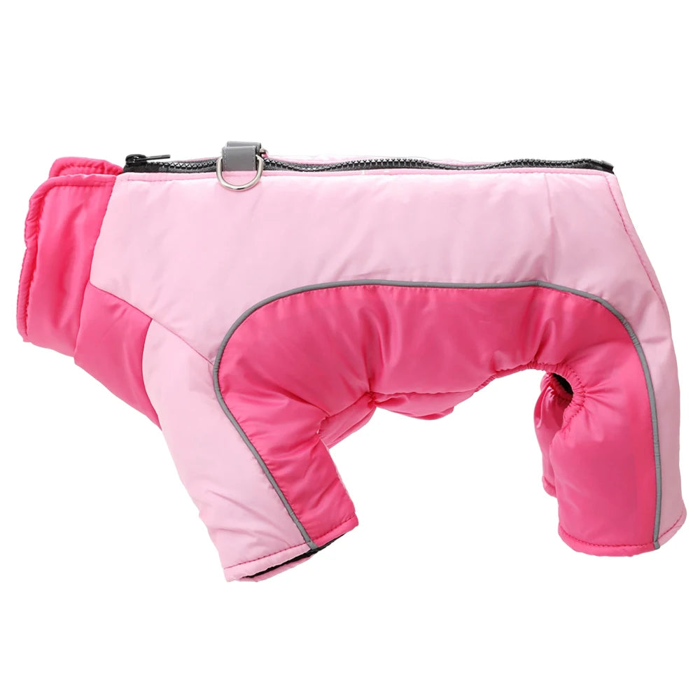 Waterproof Dog Jumpsuit Puppy Jacket For Small Dogs Coat With D-ring Winter Reflective Pet Overalls Camouflage Chihuahua Costume