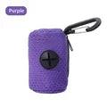 Dog Poop Bag Carrier Portable Pet Waste Bag Dispenser Hangingable Dog Garbage Holder Poo Bags Dispensers Cleaning Supplies