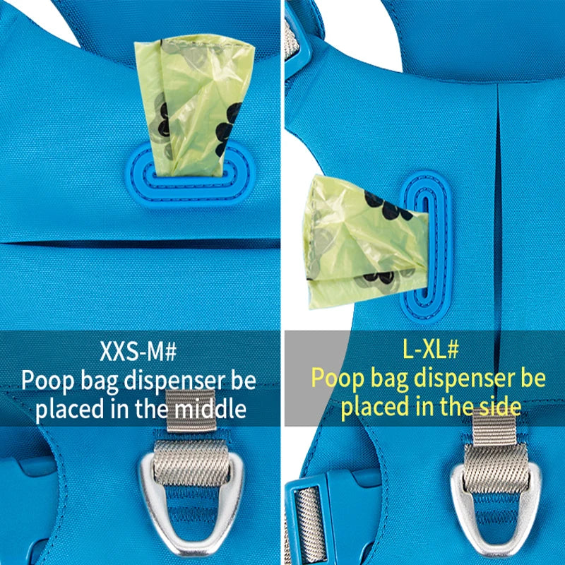 Pet Harness No Pull Nylon Reflective Dog pocket Harness Adjustable Comfortable Control Training Walking puppy Dog accessories