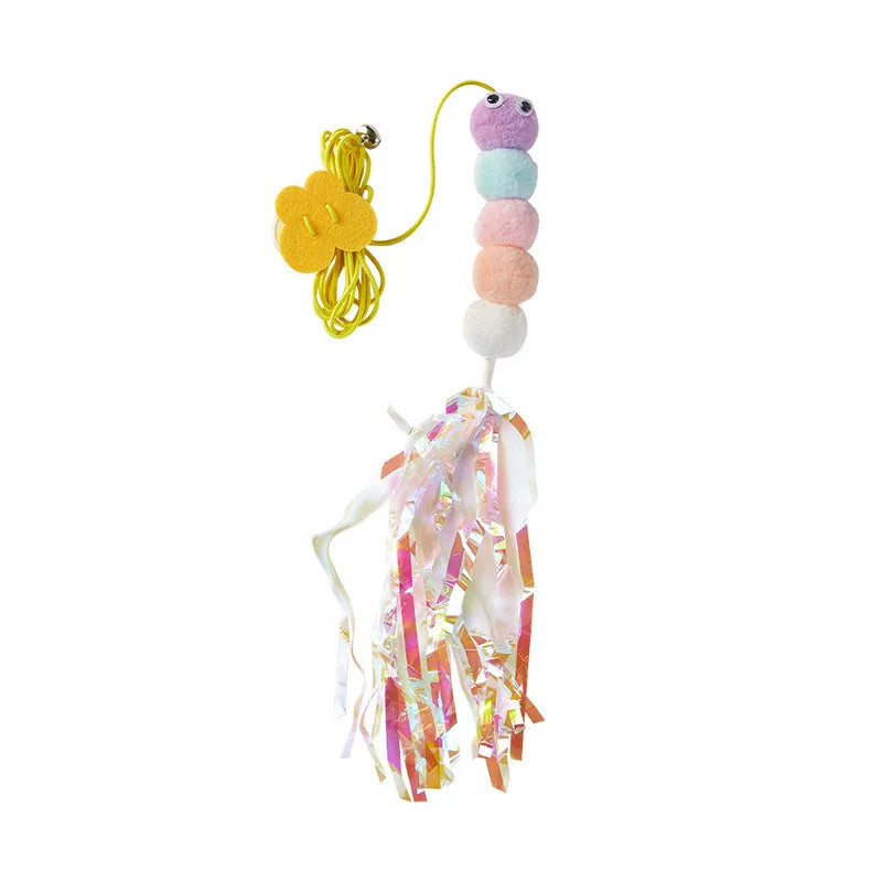 Pet Cat Toys Elasticity Retractable Hanging Door Type Interactive Toy For Kitten Mouse  Catnip Scratch Rope Toy Pet Supplies