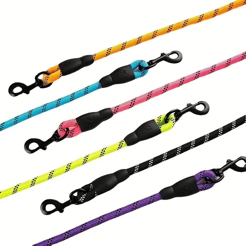 120/150/200/300CM Reflective Dog Leash Soft Handle Dog Leash Reinforced Leash for Small Medium Large Dogs Big Dog Supplies