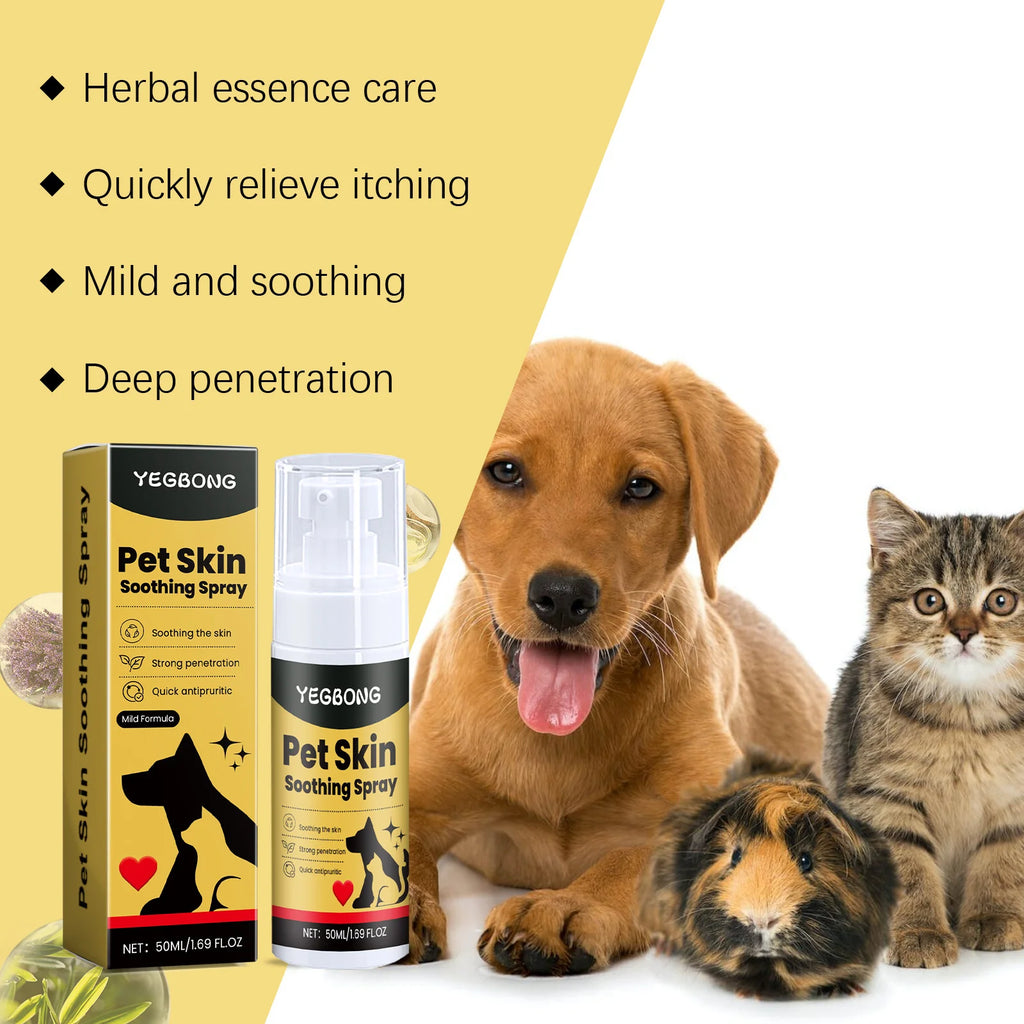 Pet Skin Care Spray Relieve Discomfort for Dogs Cat