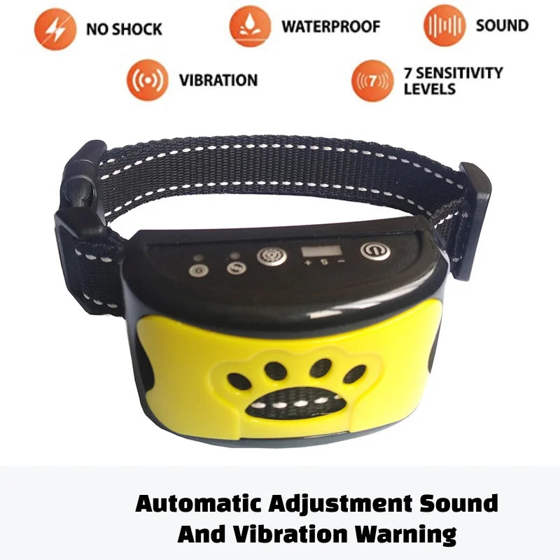 Pet Dog Anti Barking Device USB Electric Ultrasonic Dogs Training Collar Dog Stop Barking Vibration Anti Bark Collar Dropship