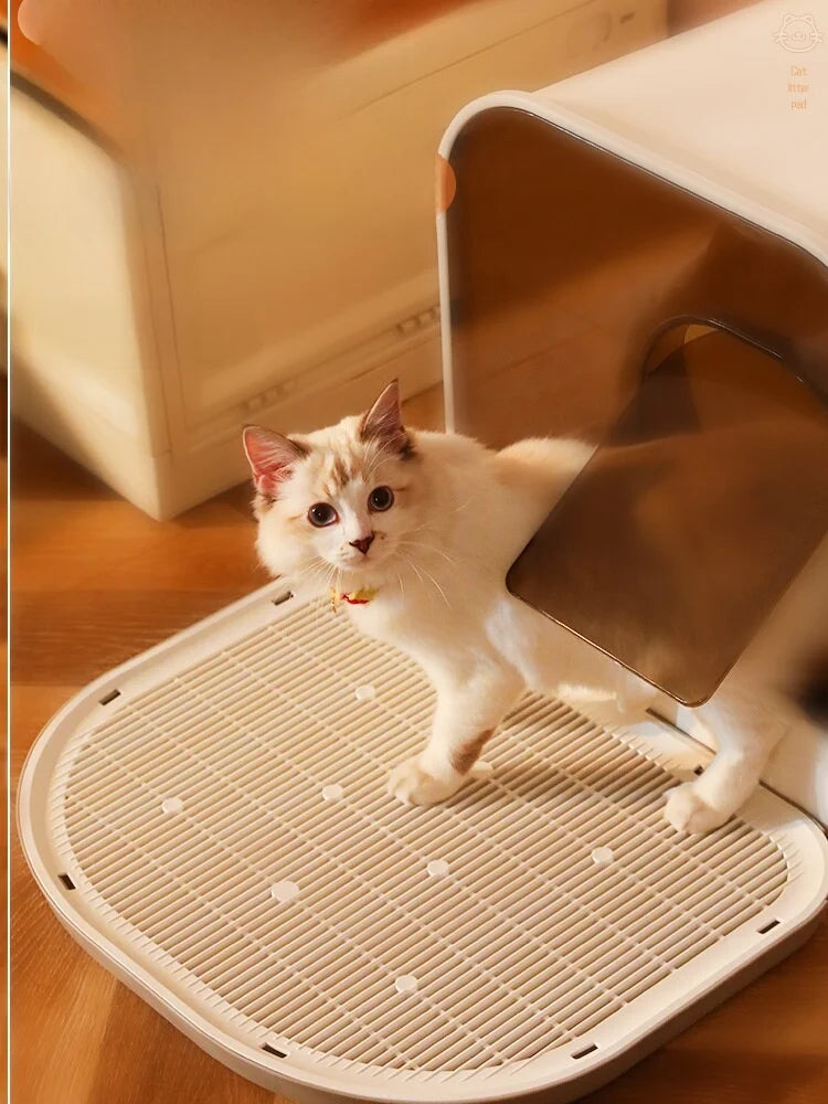 Double Layer  Litter Mat Plastic Anti-Spla  Toilet Pet Supplies  Sand Control Mat  Litter Tray Hua Yuan Brand