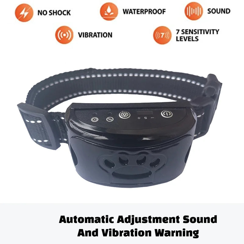 Pet Dog Anti Barking Device USB Electric Ultrasonic Dogs Training Collar Dog Stop Barking Vibration Anti Bark Collar Dropship