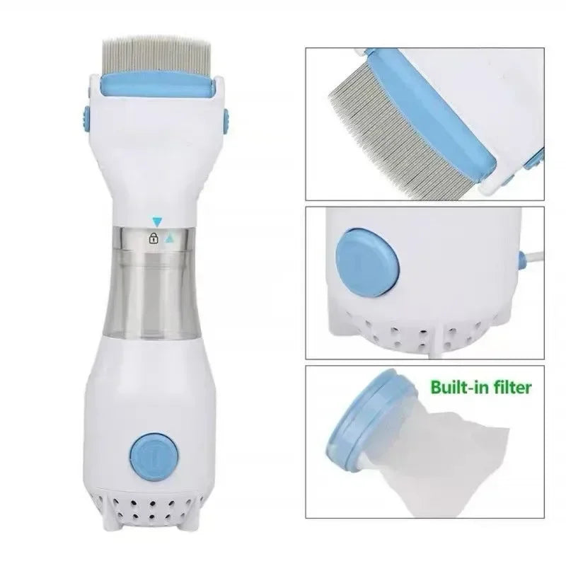Pet Electric Lice Grabber Comb Multifunctional Physical Flea Removal Killer Brush for Cats Dogs Hair Cleaner Lice Remover Comb