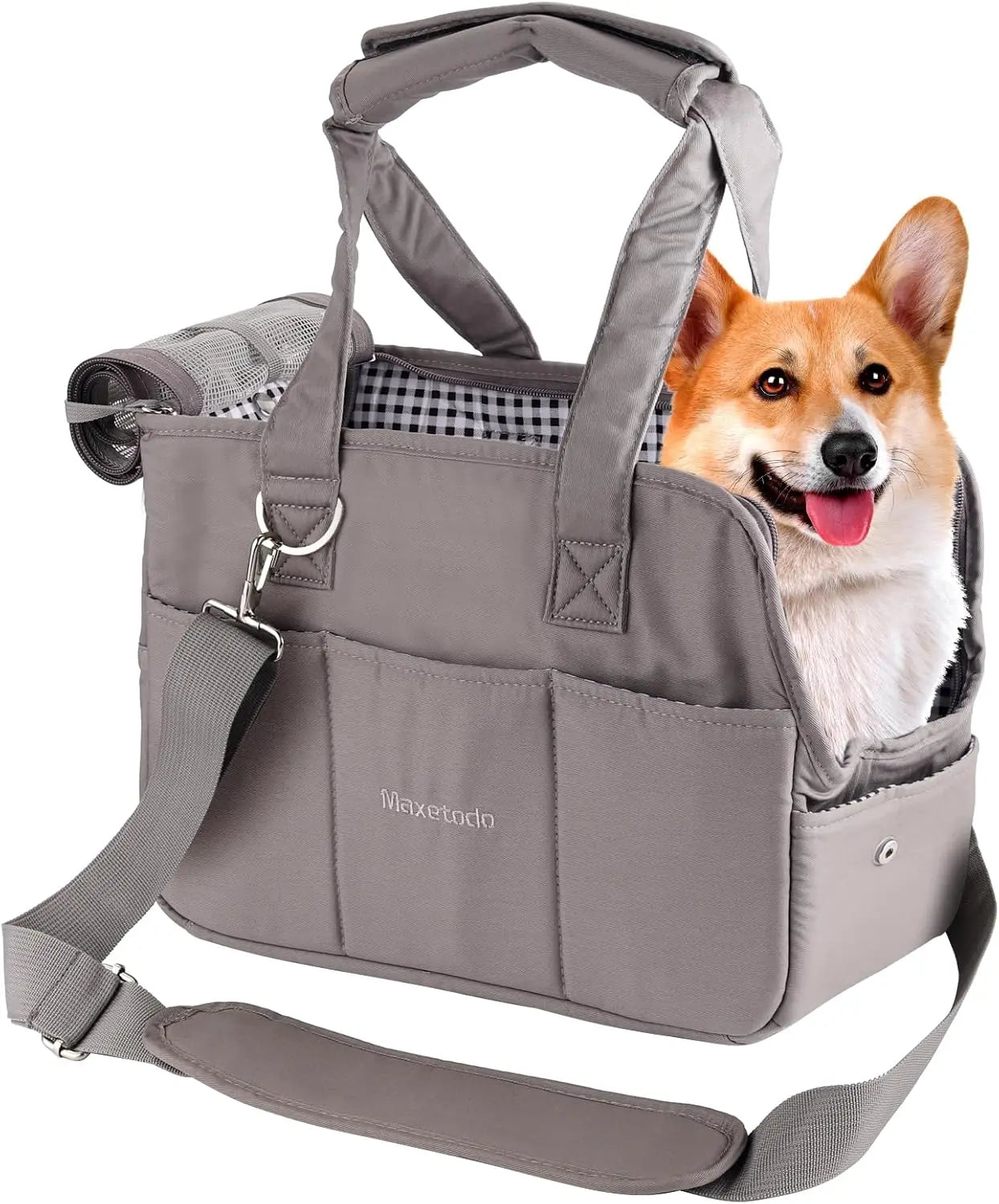 Maxetodo Borsa da Trasporto per Cani di Piccola Taglia, Borsa per Gatti per Cani di Piccola Taglia (6lb), Gatti (8lb)