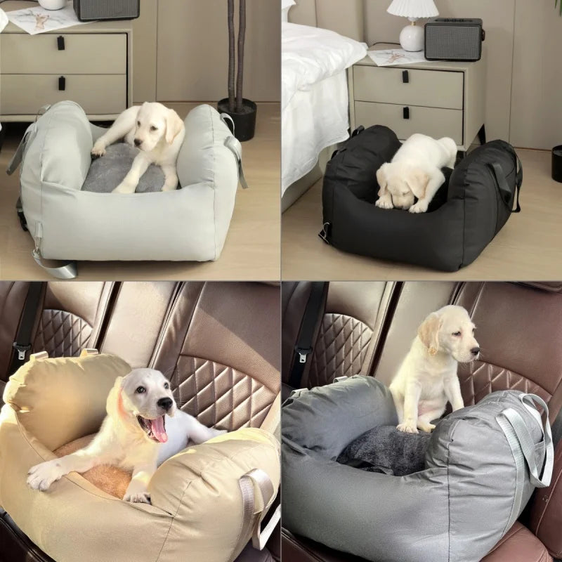 Portable Pet Car Bed Copilot Pilot Dog Safety Seat Multi Functional Dog Carriers Removable and Washable Pet Sleeper Nests