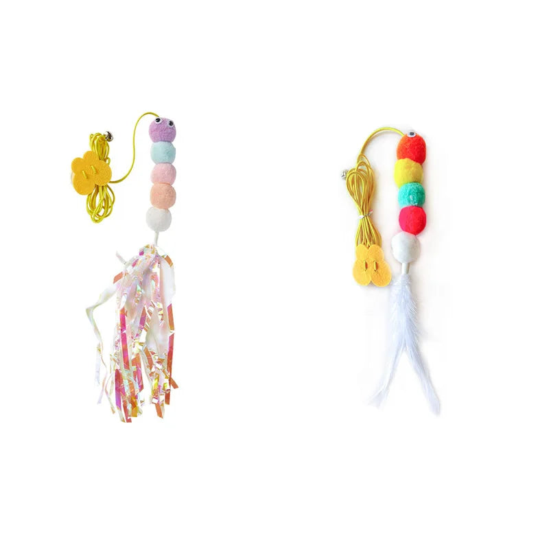 Pet Cat Toys Elasticity Retractable Hanging Door Type Interactive Toy For Kitten Mouse  Catnip Scratch Rope Toy Pet Supplies