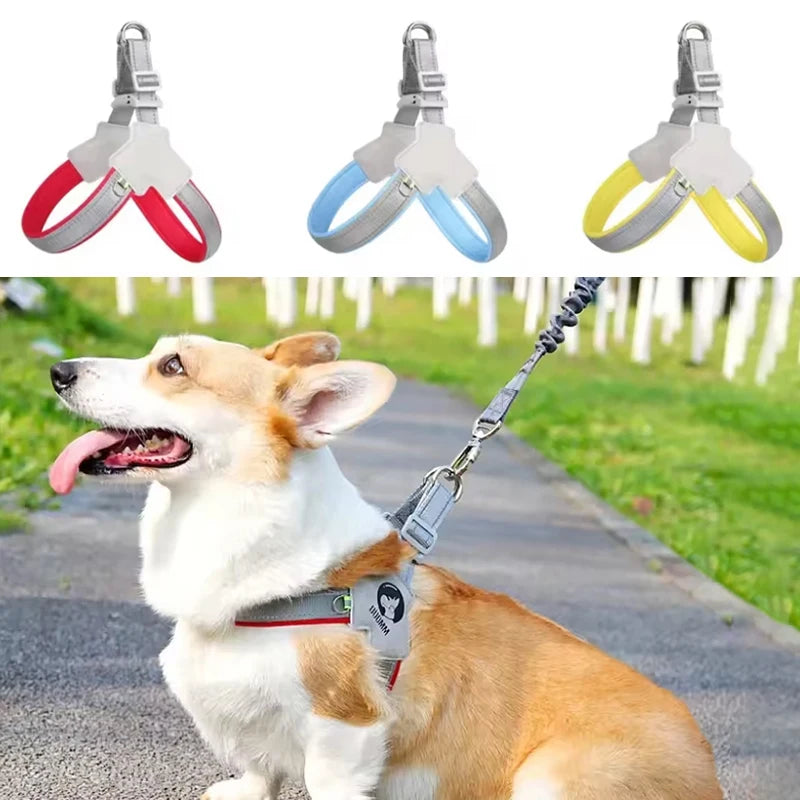 Saddle Style Dog Harness for Small Medium Dogs Adjustable Pet Seat Belts Reflective Puppy Chest Strap Outdoor Accessories