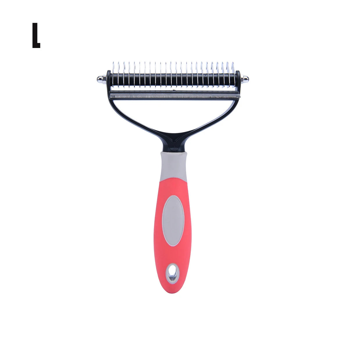Professional Pet Deshedding Brush 2 Sided Dematting Dog Comb Cat Brush Rake Puppy Grooming Tools Undercoat Shedding Flying Hair