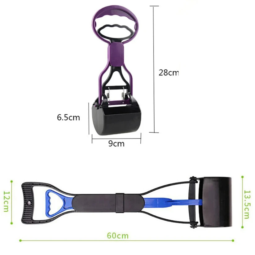 Long Handle Pet Pooper Scooper Pet Waste Picker Jaw Poop Scoop Outdoor Animal Feces Cleaner Dogs Excrement Collector Clean Tools
