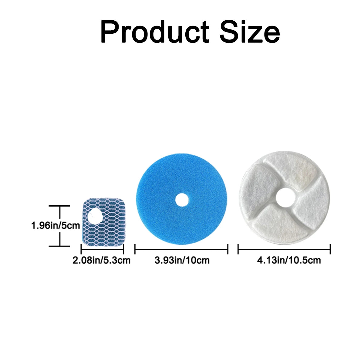 Replacement Activated Carbon Filter Cat Dog Drinking Fountain Replaced Filters for Pet Water Fountain Dispenser Accessories