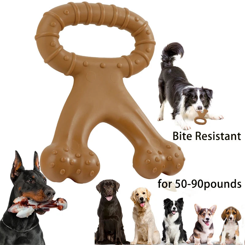 Long Lasting Beef Flavour Nylon Chew Toys Dog Molar Teeth Clean Stick Proof-Self-Entertaining Durable Interactive Boredom Relief