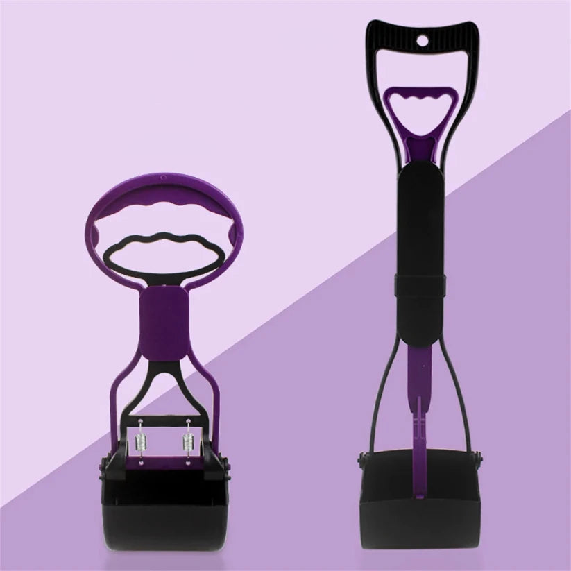 Long Handle Pet Pooper Scooper Pet Waste Picker Jaw Poop Scoop Outdoor Animal Feces Cleaner Dogs Excrement Collector Clean Tools