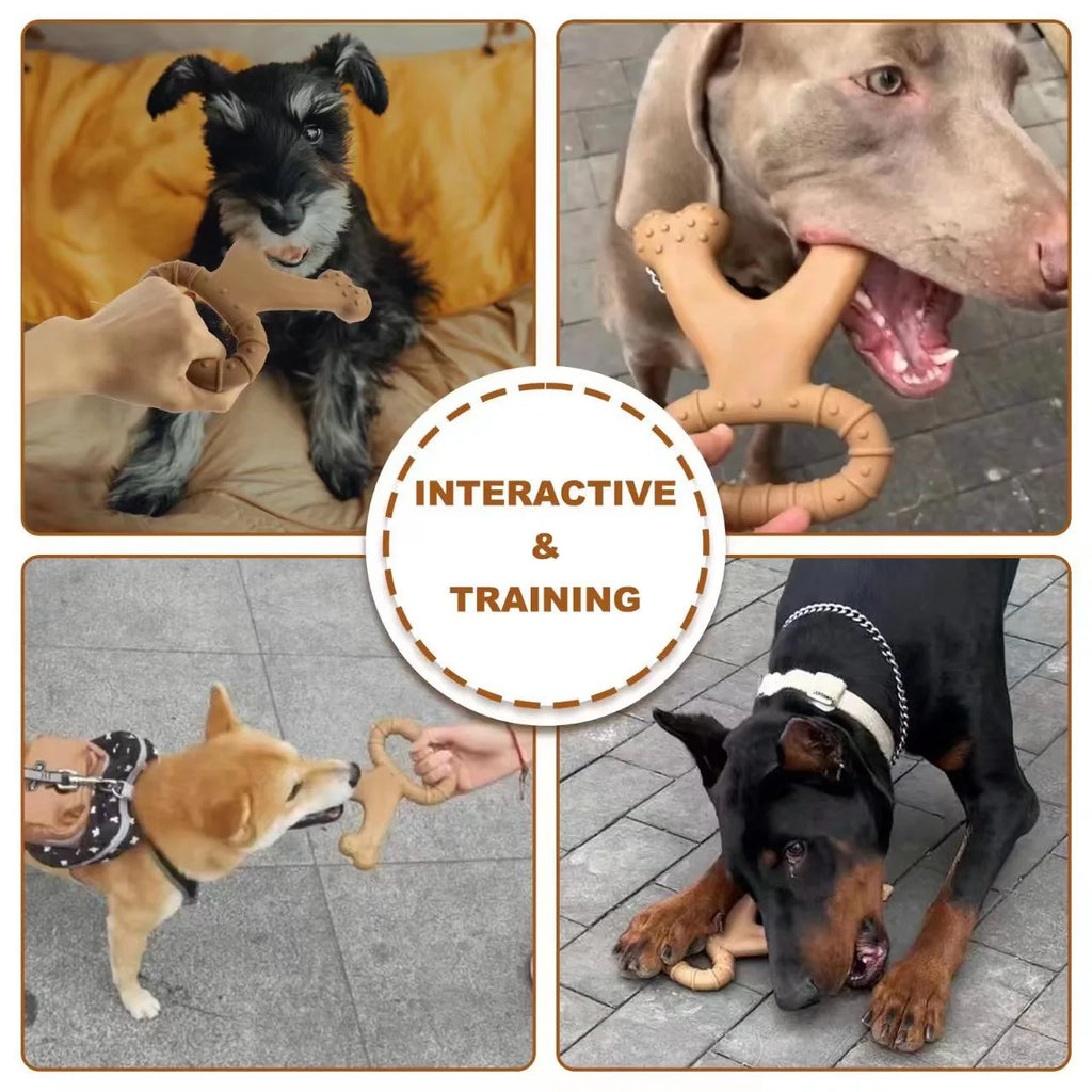 Long Lasting Beef Flavour Nylon Chew Toys Dog Molar Teeth Clean Stick Proof-Self-Entertaining Durable Interactive Boredom Relief