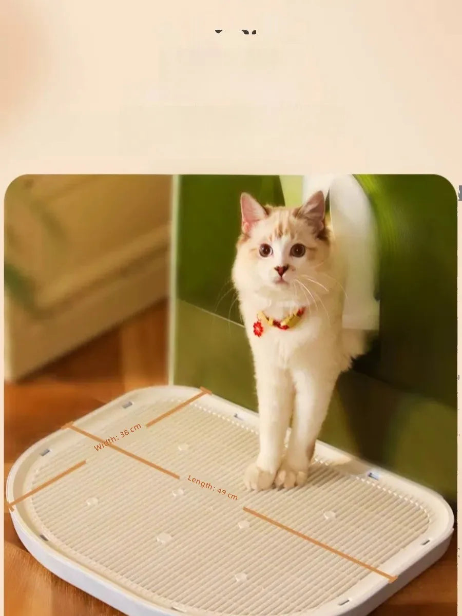 Double Layer  Litter Mat Plastic Anti-Spla  Toilet Pet Supplies  Sand Control Mat  Litter Tray Hua Yuan Brand