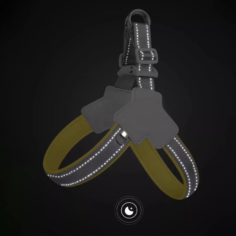 Saddle Style Dog Harness for Small Medium Dogs Adjustable Pet Seat Belts Reflective Puppy Chest Strap Outdoor Accessories