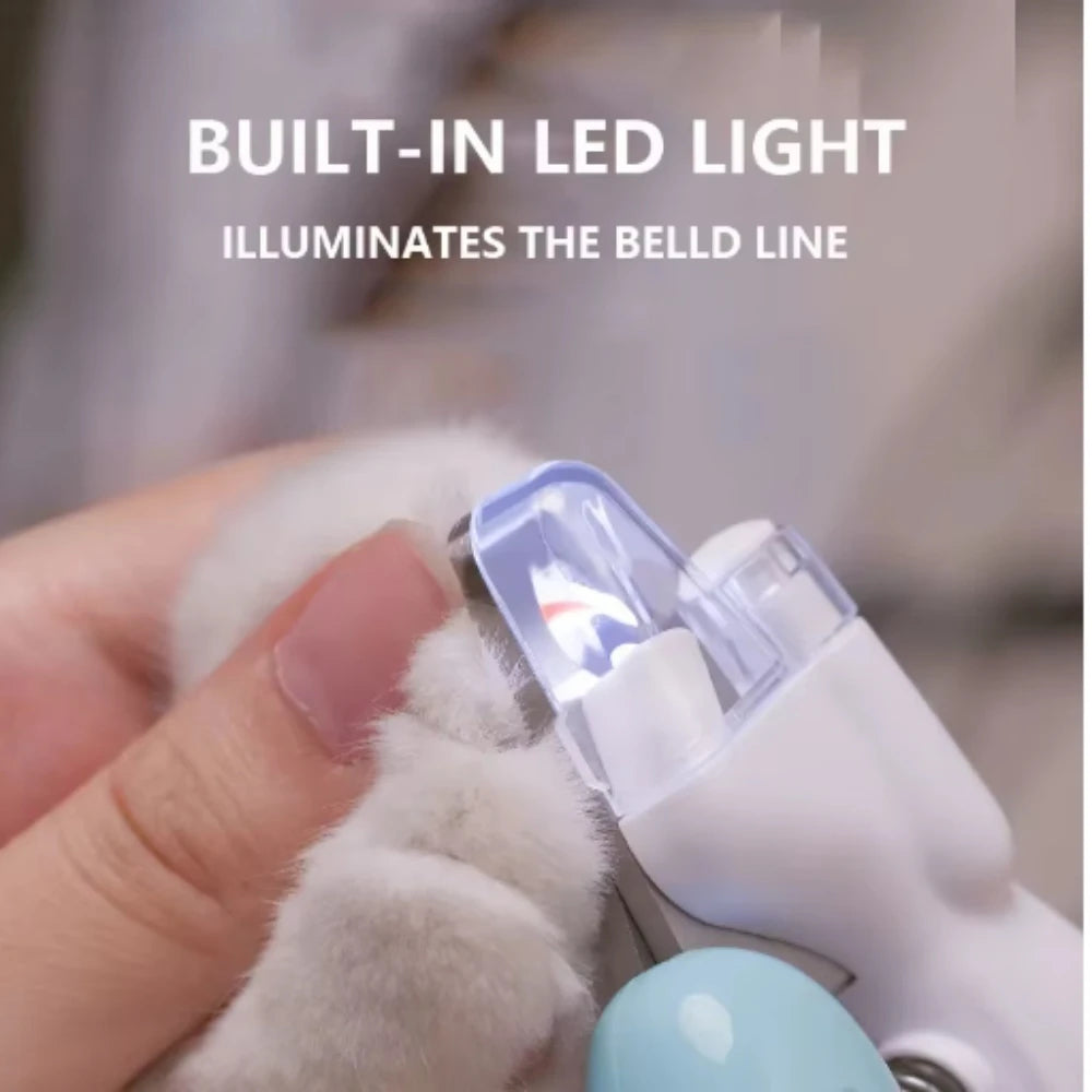 Professional Pet Nail Clippers with Led Light