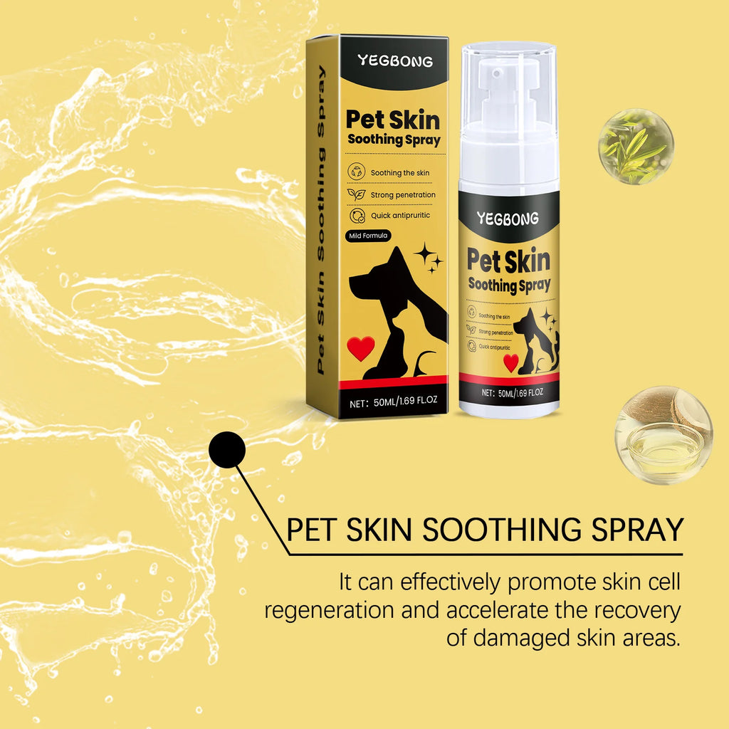 Pet Skin Care Spray Relieve Discomfort for Dogs Cat